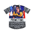 Street Culture Hip Hop Style Basketball T-Shirt Jersey with Design (T5051)